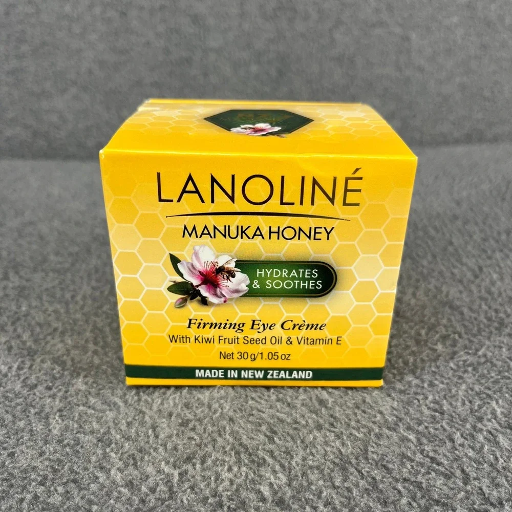 Lanoline Manuka Honey Firming Eye Cream Kiwi Seed Oil Vitamin E 1.05 oz
